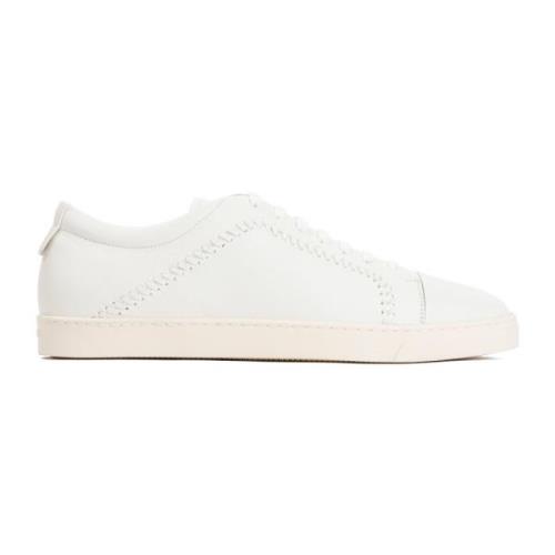 Hvite Skinn Sneakers Ss24