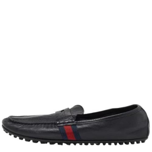 Pre-owned Leather flats