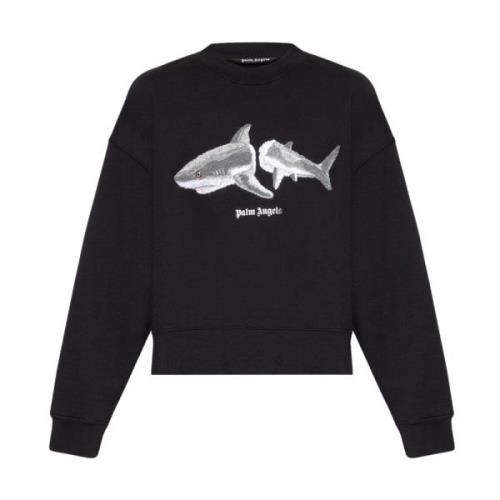 Sweatshirt med logo