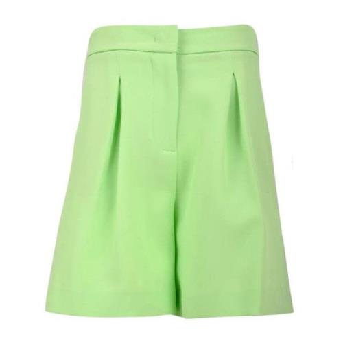 Grønn Elegant Bermuda Shorts med Glidelås