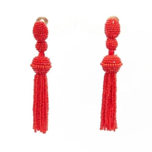 Pre-owned Fabric earrings