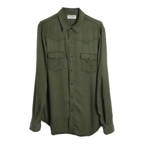 Pre-owned Gront stoff Yves Saint Laurent skjorte