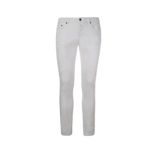 Hvit Slim Fit Jeans