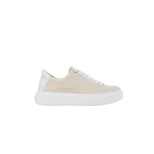 Beige Hvit London Kvinne Sneakers