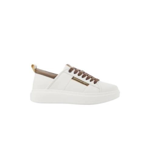 Eco Wembley Hvit Brun Sneakers