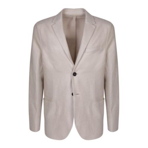 Beige Blazer for Menn