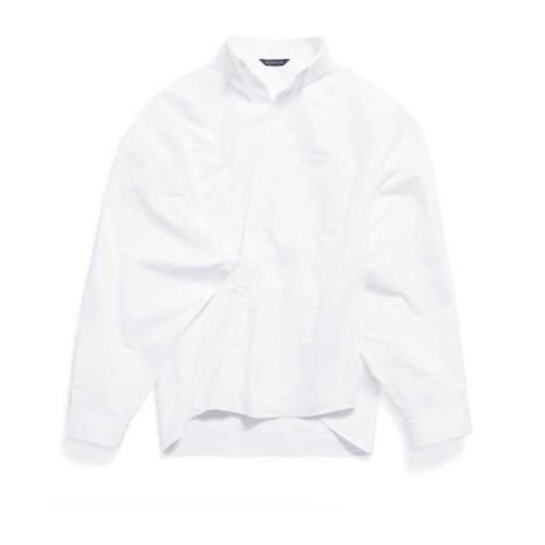 Hvit Wrap Skjorte