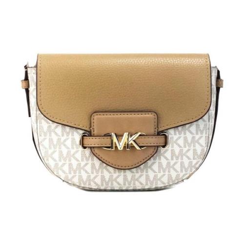 Stilig PVC Flap Saddle Crossbody Veske