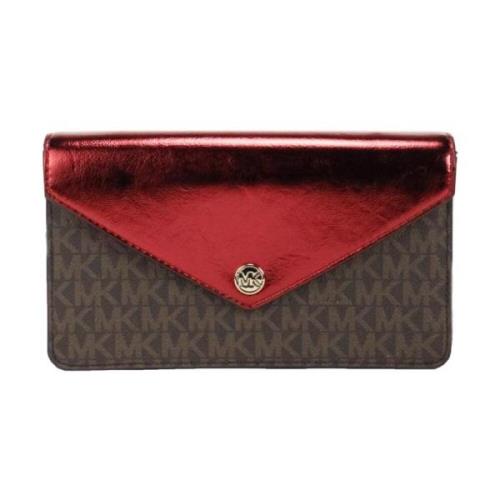 Stilig Flap Clutch Crossbody Veske med Kortspor