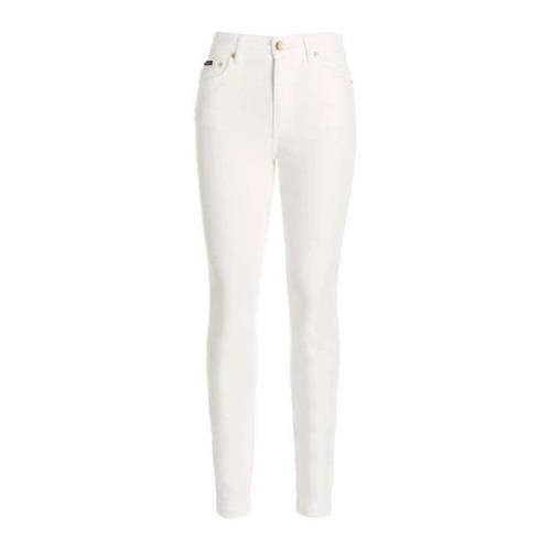 Audrey Denim Stretch Jeans med Stropper