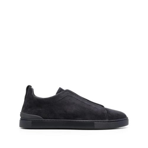 Suede Triple Stitch Sneakers