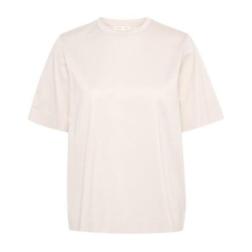 Boxy Silhouette Tee Top Moonbeam