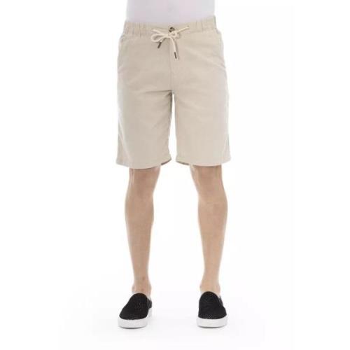 Trendy Beige Bomullsshorts