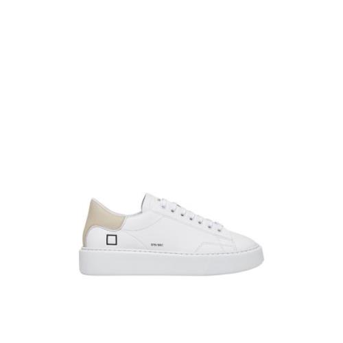 Hvite Sfera Date Sneakers