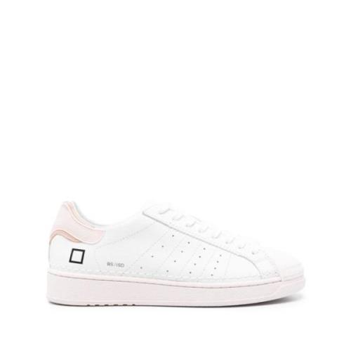 Rosa Sneakers med Kontrastdetaljer