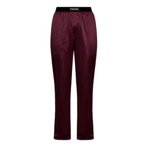 Bordeaux Stretch Pajama Trousers