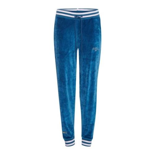 Avslappet Passform Stripete Sweatpants Ocean