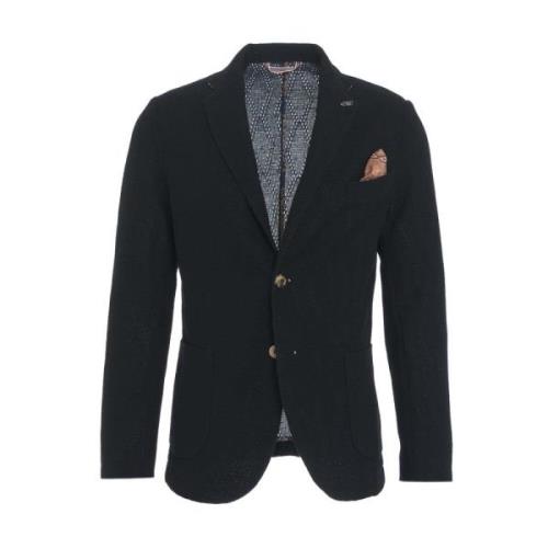 Sort Blazer for Menn