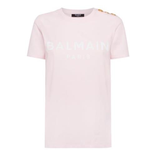 Lett og Naturlig Rosa T-Skjorte for Kvinner