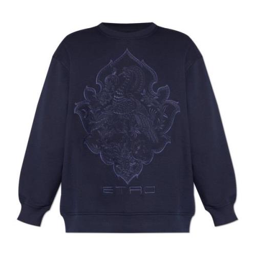 Sweatshirt med logo