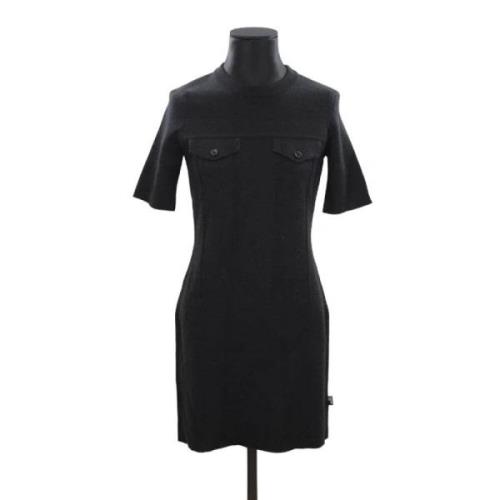 Pre-owned Svart ull Moschino kjole
