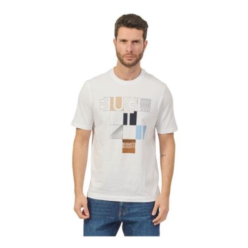 Herre T-skjorte med Logo Print