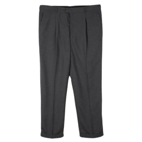 Pre-owned Grey Wool Armani Pants Samlinger