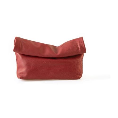 Delhi, leire skinn clutch