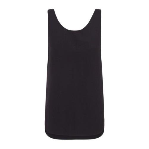 Lin Silke Trekant Detalj Tank Top