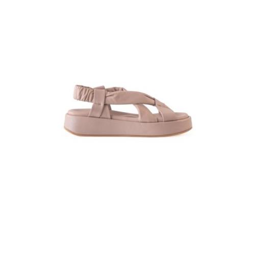 Suro, rosa skinn sandal