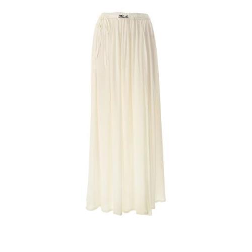 Ivory Maxi Beach Skirt