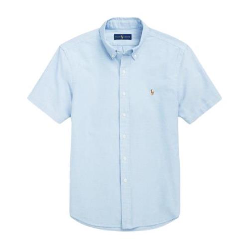 Blå Custom Fit Oxford Skjorte