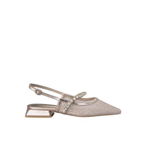 Krystall Mesh Flat Sko