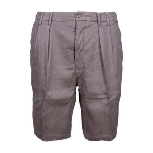 Herre Lin og Bomull Chino Shorts