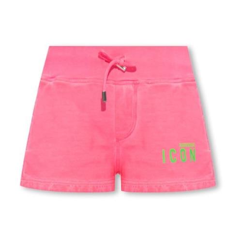 Shorts med logo