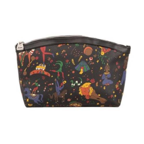 Svart Magic Circus Print Clutch