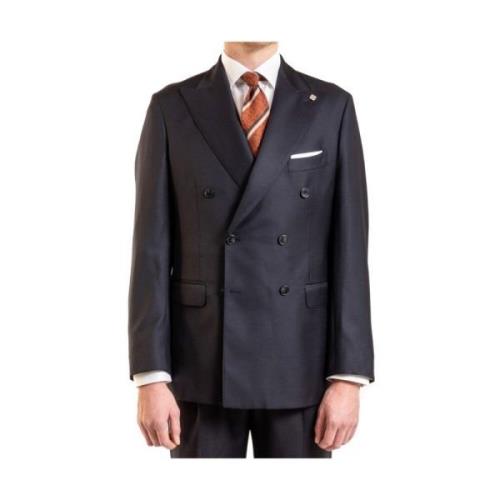Super 130s Wool Double Breasted Blazer