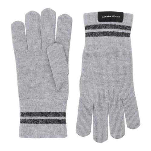 Heather Grey Aw22 Rib-Knit Hansker