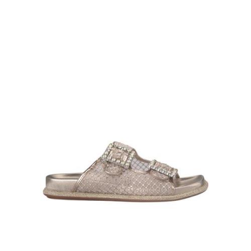 Glitrende Mesh Sandal