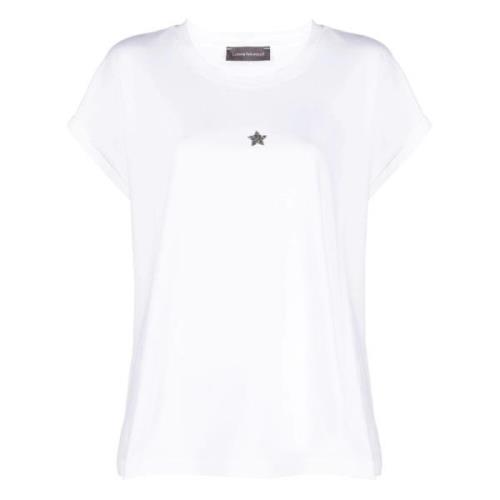 Capricorn Hvit Casual T-skjorte Kvinner