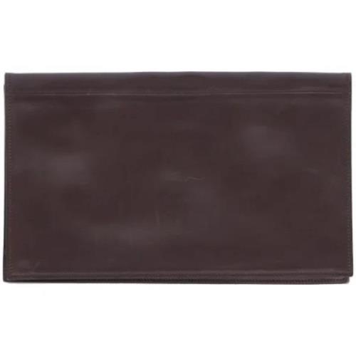 Pre-owned Leather pouches