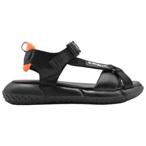 Svart/Oransje Sneakers - Stil 3210