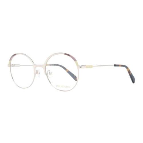 Gull Runde Optiske Briller for Kvinner