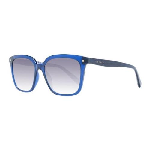 Blå Firkantede Gradient Solbriller - UV-beskyttelse