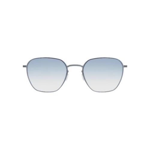 Minimalistisk Titan Solbriller - Blå Linser