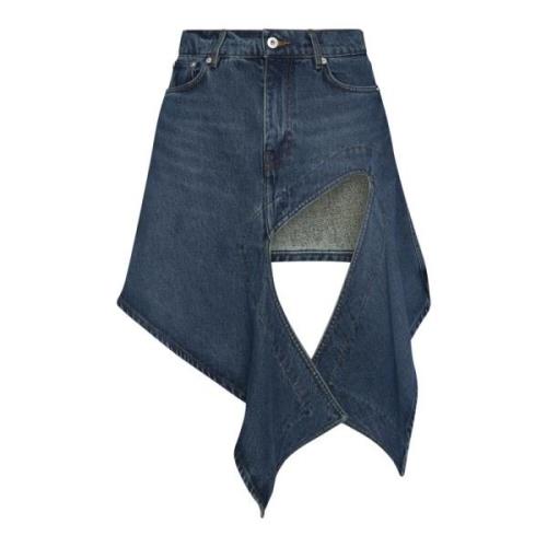 Denim Mini Skjørt