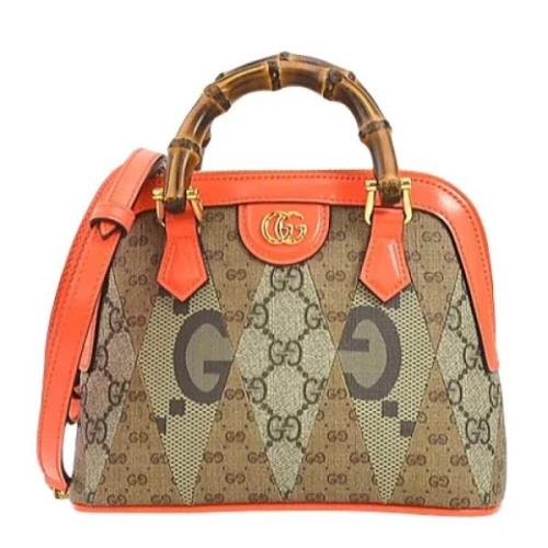 Pre-owned Canvas gucci-bags