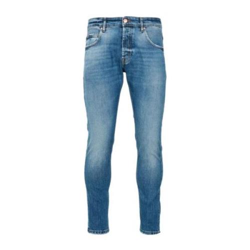 Slim Fit Fem-Lomme Jeans Yaren Modell