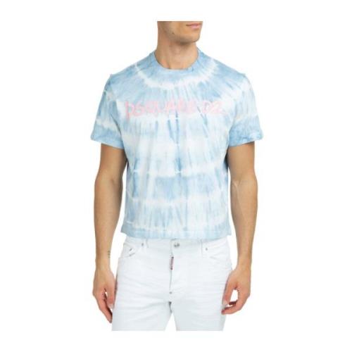 Multifarget Mønstret Herre T-Skjorte