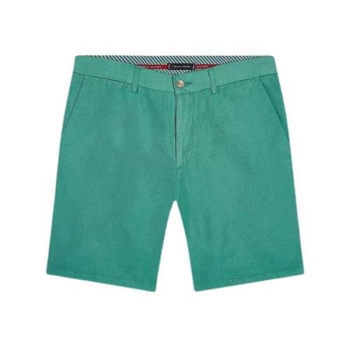 Lin og Bomull Bermuda Shorts